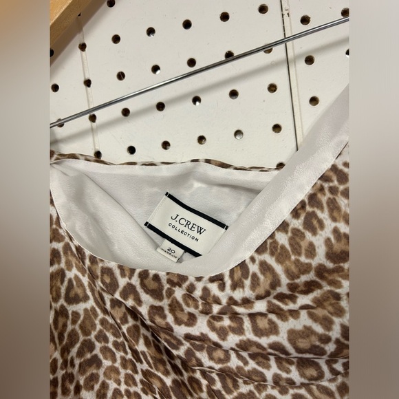 J.Crew One-shoulder ruffle-hem dress in leopar - Picture 5 of 7